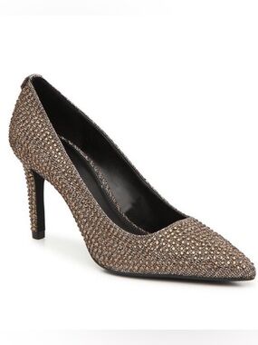 Michael Kors Dorothy Flex d’Orsay Crystal Embellished Pump Heels